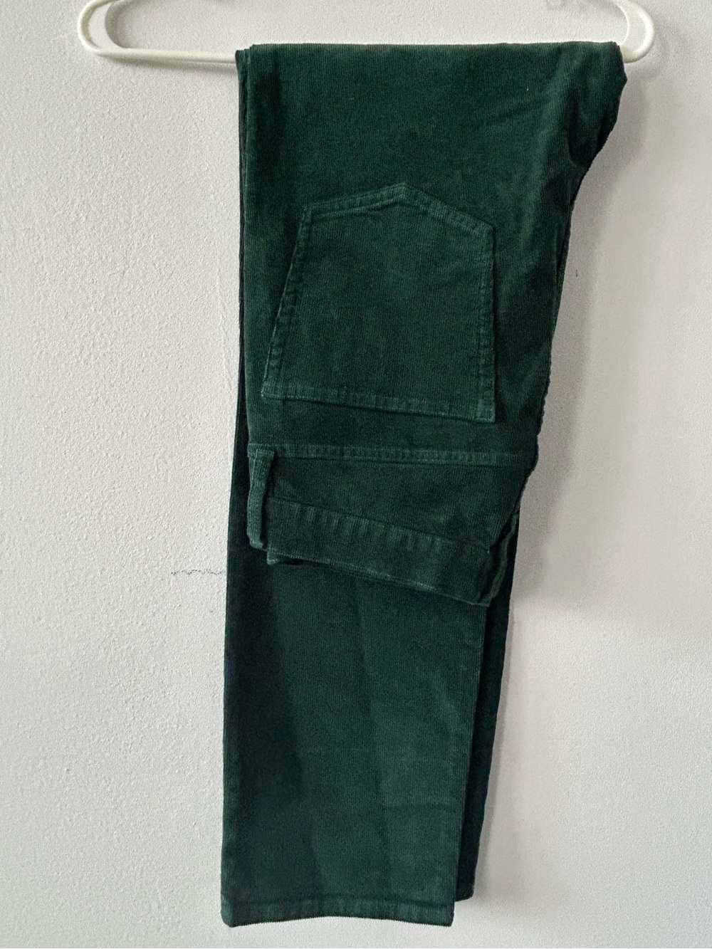 J. Crew High-Rise Dark Green Vintage Straight Corduroy Jeans Fall 20’